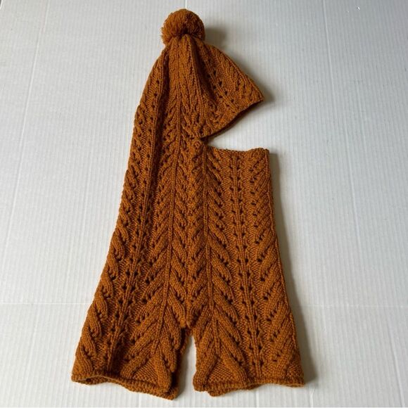 Unbranded Accessories - Luxton S-M Balaclava Hood Scarf Hat Rust